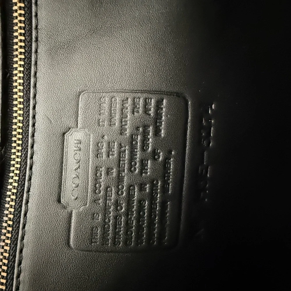 Coach Black Leather Briefcase - Picture 3 of 3